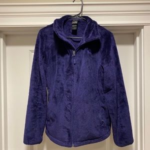 North face fuzzy jacket